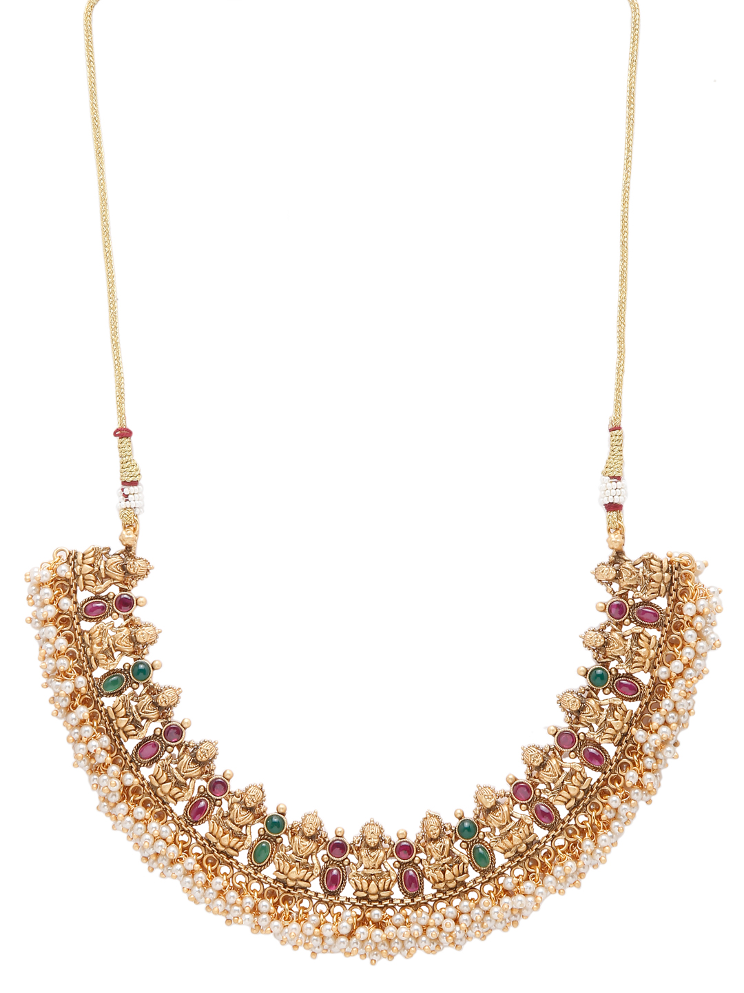 YouBella Jewellery Celebrity Inspired Gold Plated Necklace Jewellery Set for Girls and Women